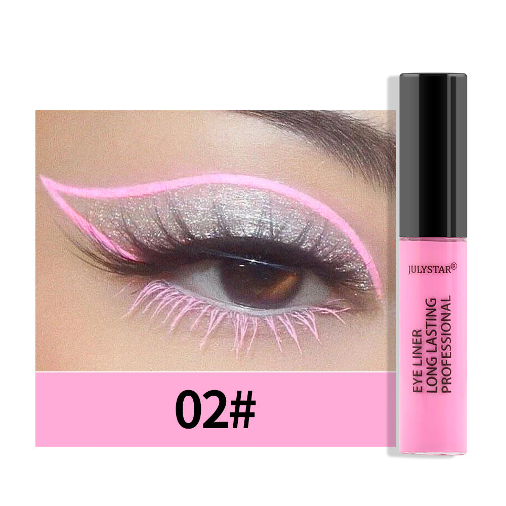 Waterproof Oil Proof Non Smudging Eyeliner Liquid Eyeliner Liquid Pen Pearl Colored Eyeliner Pen