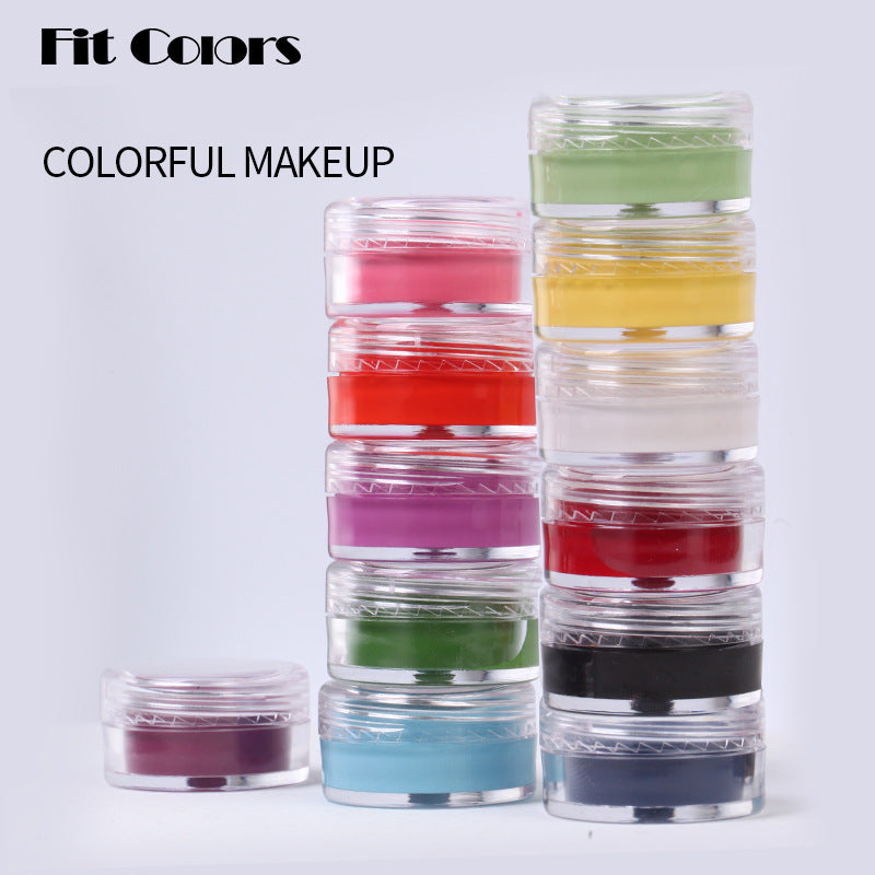 Fit Colors 12 Color Fluorescent Eyeliner Halloween Face Color Painting
