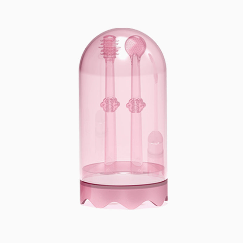 Baby Toothbrush Tongue Coating Baby Teeth Deciduous Teeth Silicone Newborn Early Brush