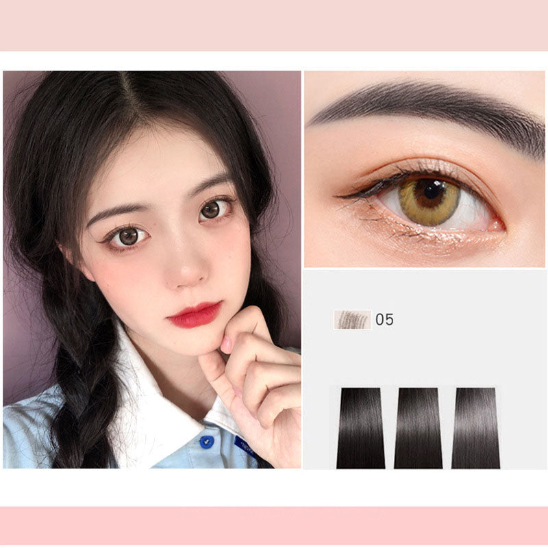 Four-Headed Bifurcated Eyebrow Pencil Simulation Wild Liquid Eyebrow Pencil Durable Waterproof Sweat-Proof And Easy To Color