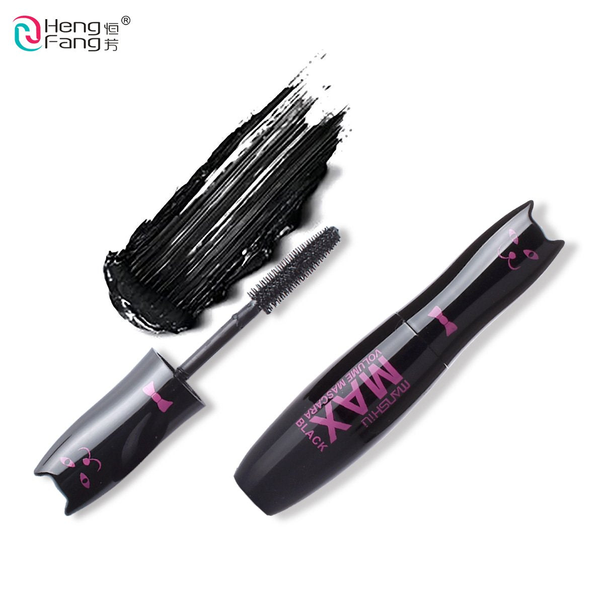 Thick Mascara Long-Lasting Waterproof Curling Black 10g Eyes Makeup Brand HengFang #M535-1-2