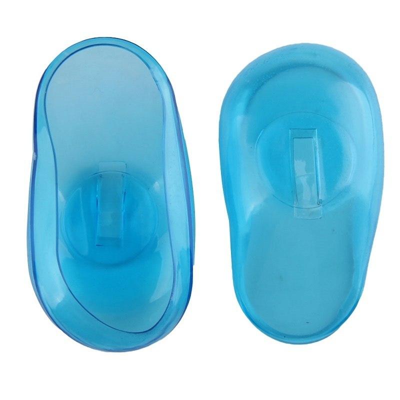 Clear Silicone Ear Cover Hair Dye Shield Protect Accessories