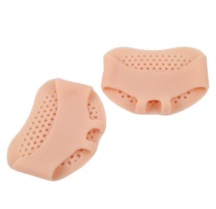 1Pair Silicone heel pad Soft Forefoot Half Yard Pads Invisible High Heel Shoes Slip Resistant Half Yard Pads Foot Care Tools
