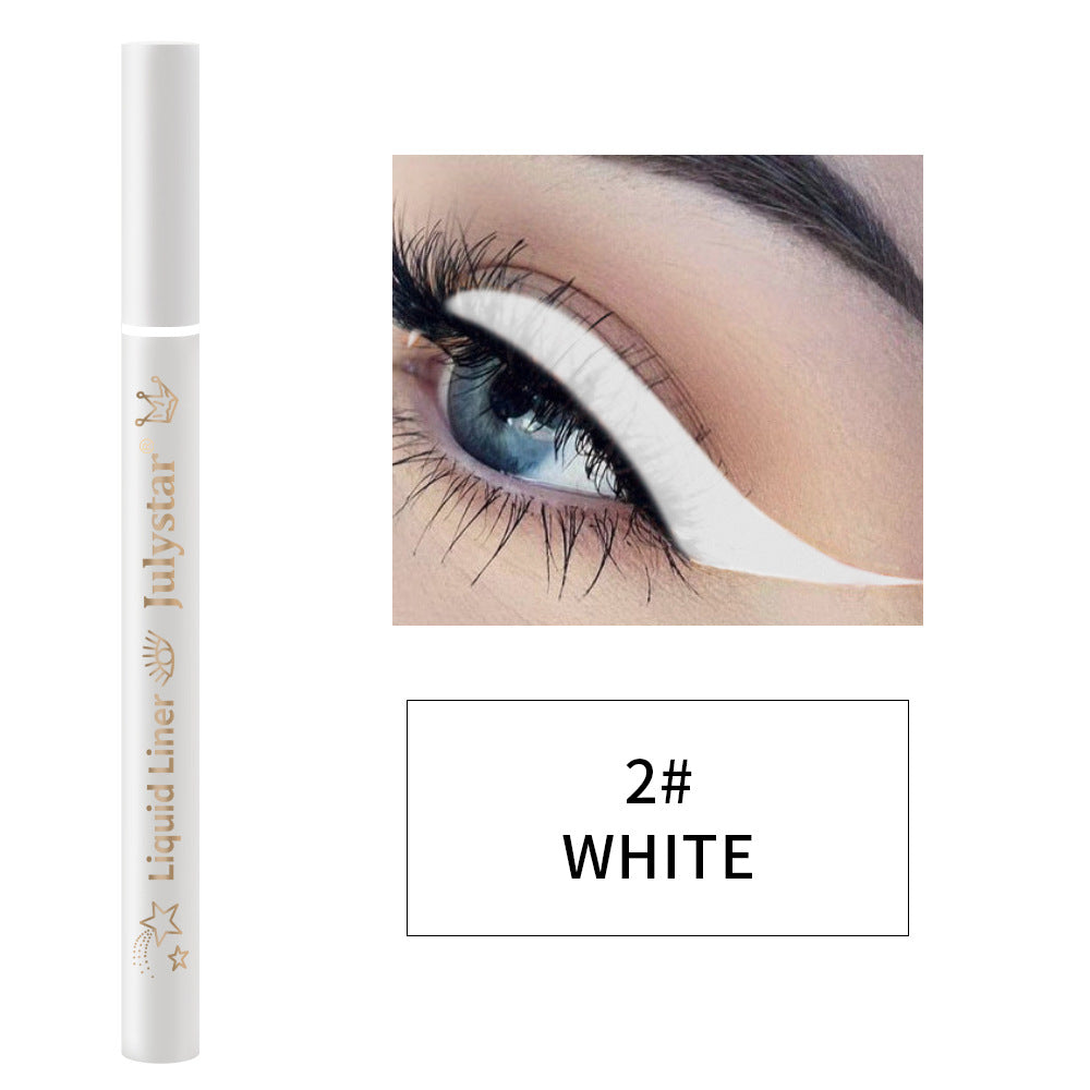 Soft Tip Color Eyeliner Waterproof Durable Liquid Eyeliner White Eyeliner Pencil Very Fine Liquid Eyeliner Pen