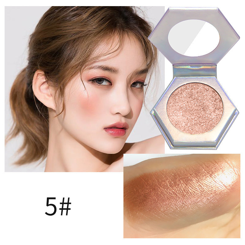 QIBEST Highlighting Powder High Gloss Diamond Sparkling Mashed Potatoes Brightening And Repairing Highlighting Powder