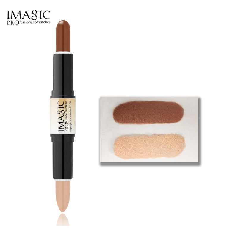 IMAGIC Double Headed Highlight Contour Stick Concealer Pen Nose Shadow Repair And Brighten Concealer Highlighter Pen