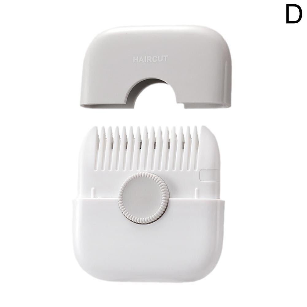2 In 1 Hair Trimmer Bangs Trimmer Mini Manual Hair Trimmer Comb Hair Razor Comb Cutter Portable Hair Cutting Comb Haircut Tool
