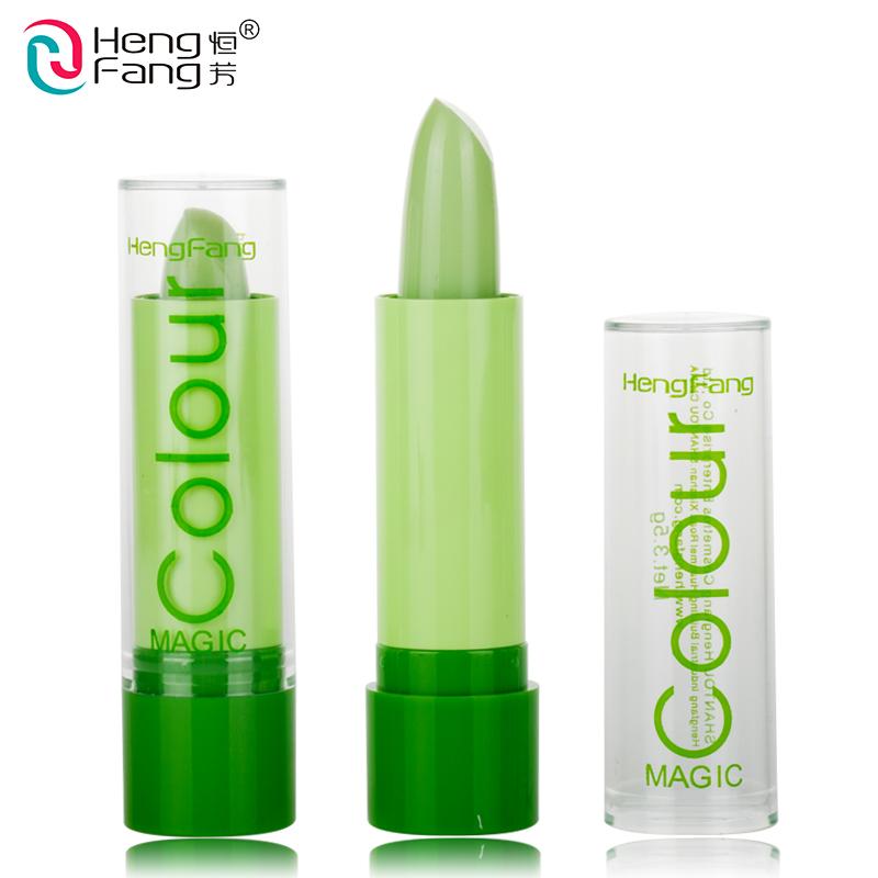 3Pcs/lot Magic Fruity Smell Changable Color Lip balm Waterproof Lipstick Lip Cream Beauty Makeup Brand HengFang #H114x3