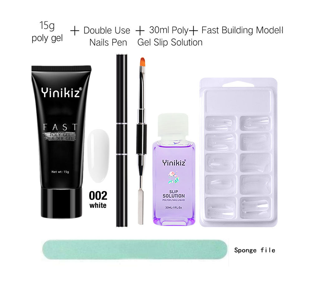 Crystal Gel Gel Quick Extend Gel Set polygel