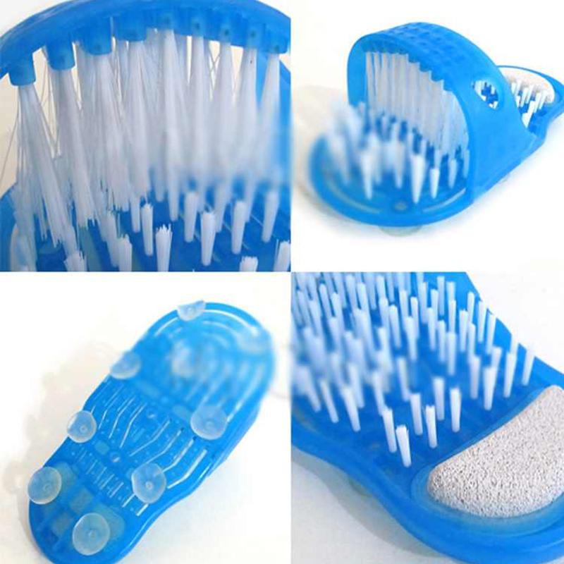 Easy Feet Foot Cleaner Bathroom Massanger Slipper Bath Shoe Pumice Stone Easyfeet Foot Scrubber Spa Shower Brush Foot Care Tool