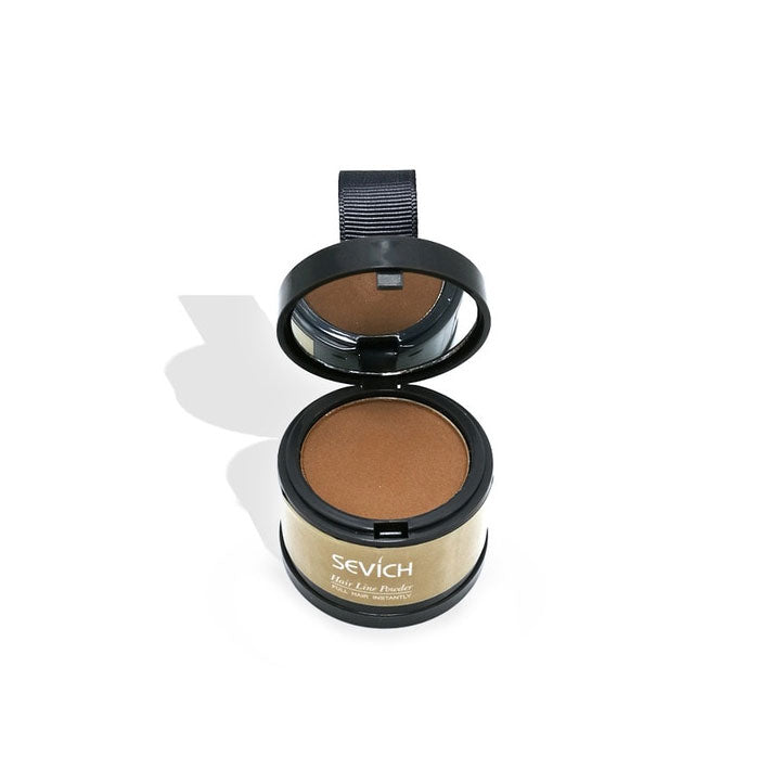 Makeup Hair Line Shadow Powder Eyebrow Powder Extract Easy to Wear Make Up neat symmetry hairline with Mirror Puff Fibers