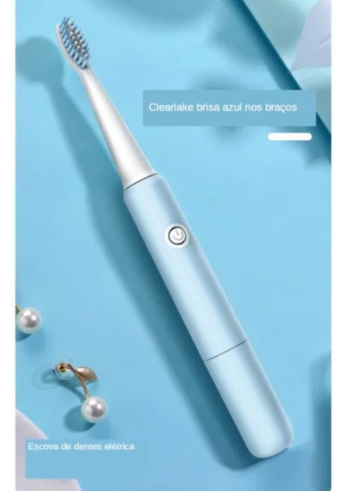 Sonic Electric Toothbrush Men And Women Adult Household Non-Rechargeable Soft Bristle Fully Automatic Waterproof Couples Sonic