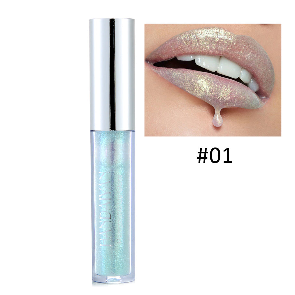 HANDAIYAN New Polarized Lip Gloss Renji Color Colorful Lip Gloss Lip Glaze Lasting Moisturizing