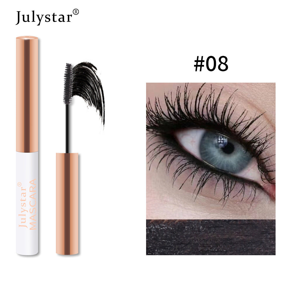 Eyelash Foundation Cream Waterproof Anti Sweat Not Dizzy Dye Slender Long Curl Warped Thick Color Mascara