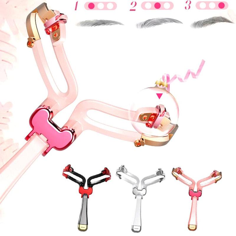 1x Adjustable Eyebrow Shaper Makeup Eyebrow Shapes Stencil DIY Eyebrow Template