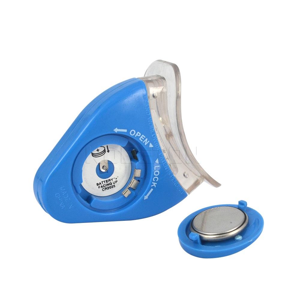 QIC Electric Dental Teeth Whiting Kit Including Battery Original White LED Light Tooth Whiten Toothpaste Gel Whitener Oral Care