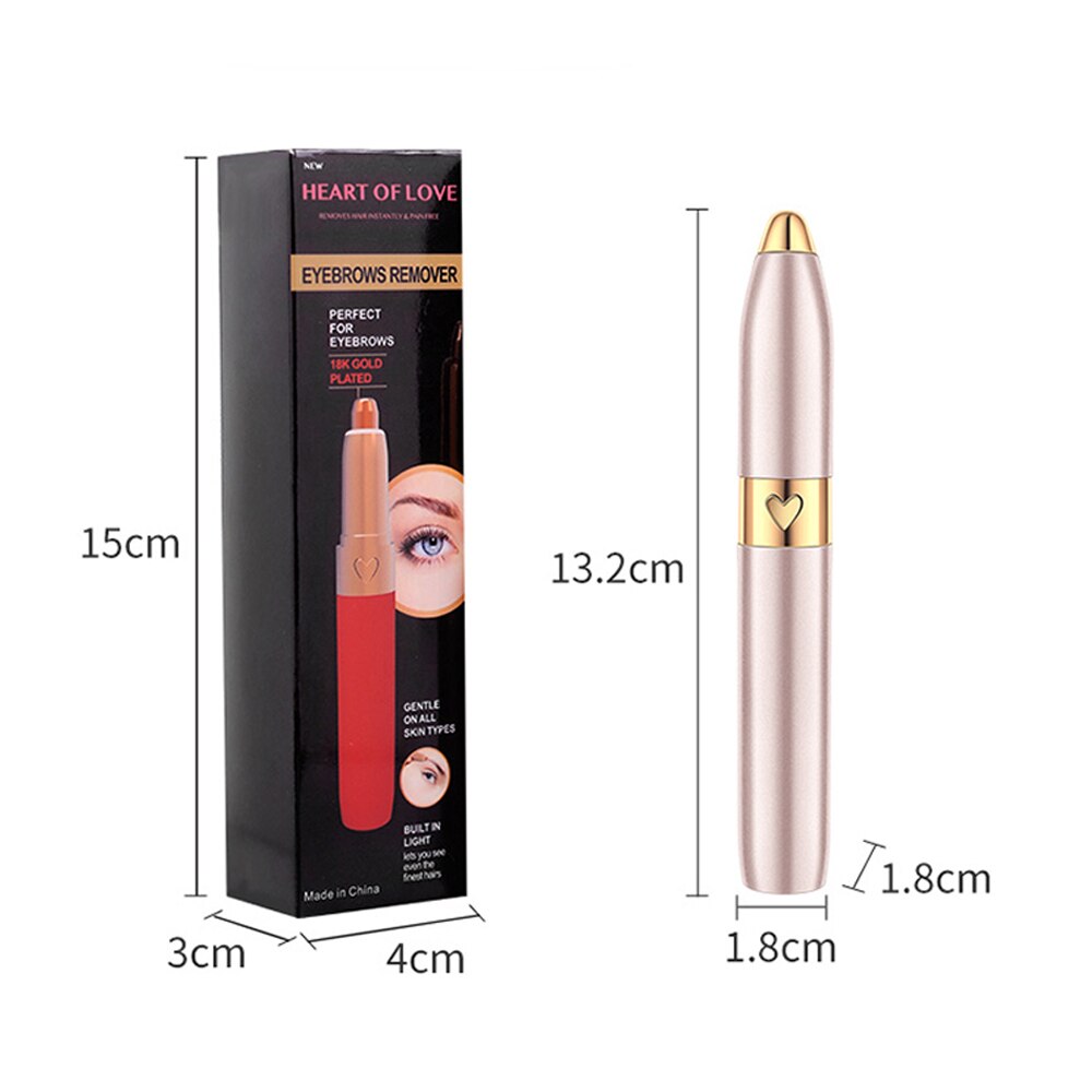 Electric Trimmer Eyebrow Hair Remover for Women Epilators Lipstick Brows Pen Hair Remover Shaver Razor Finishing Painless