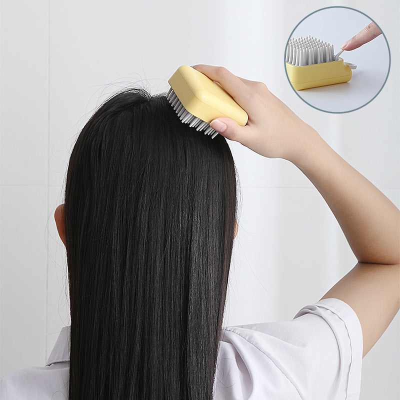 Massage Shampoo Comb Shampoo Brush Men's And Women's Head Shampoo Massage Comb Silicone Anti-Itch Scratching Hair Comb