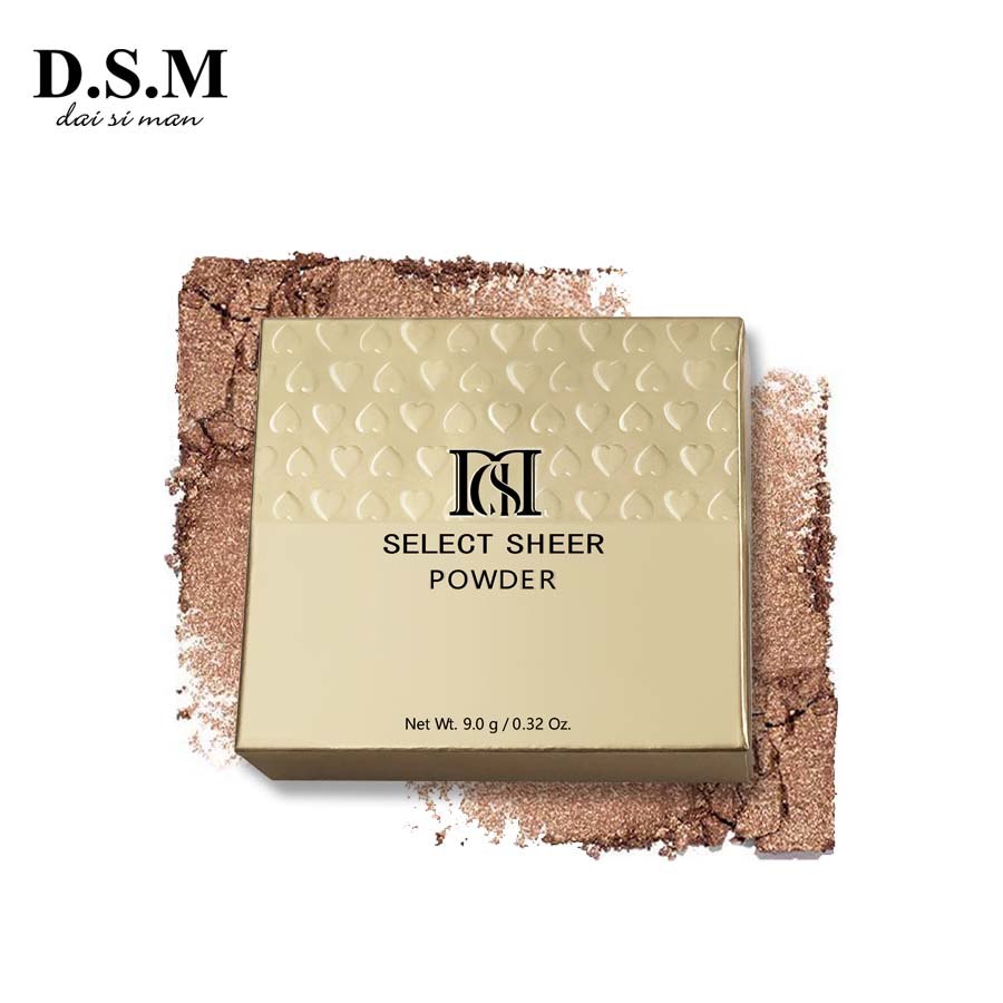 D.S.M Professional Highlighter Makeup Face Powder Highlighting Concealer Cosmetics Eyes Glow Kit Palette Bronzer and Highlighter