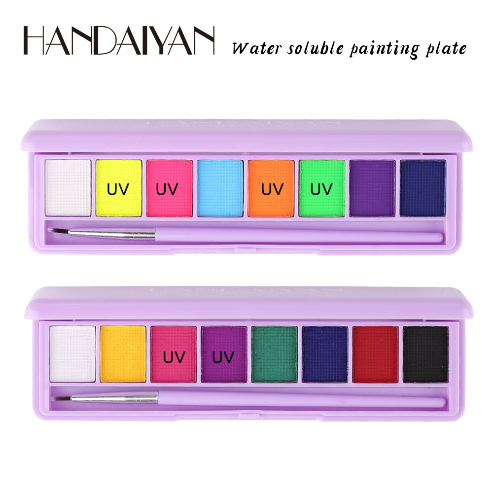 HANDAIYAN Water Soluble Body Paint Eyeliner Eyeshadow Ultraviolet Glow Paint Face Body Pigment