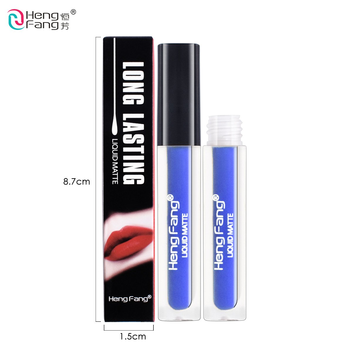 Long-lasting Waterproof Matte Liquid Lipstick 20 Colors Lip Gloss 2g Beauty Makeup Brand HengFang #H7014