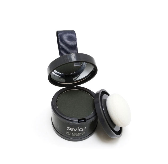 Makeup Hair Line Shadow Powder Eyebrow Powder Extract Easy to Wear Make Up neat symmetry hairline with Mirror Puff Fibers