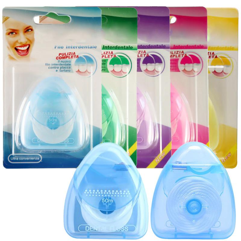 1Pcs 50M Dental Floss Oral Hygiene Kit Teeth Care Oral Care Tooth Clean Fio Dental Dentes Oral