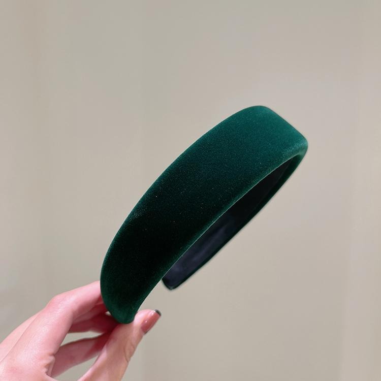 Velvet sponge wide edge headband