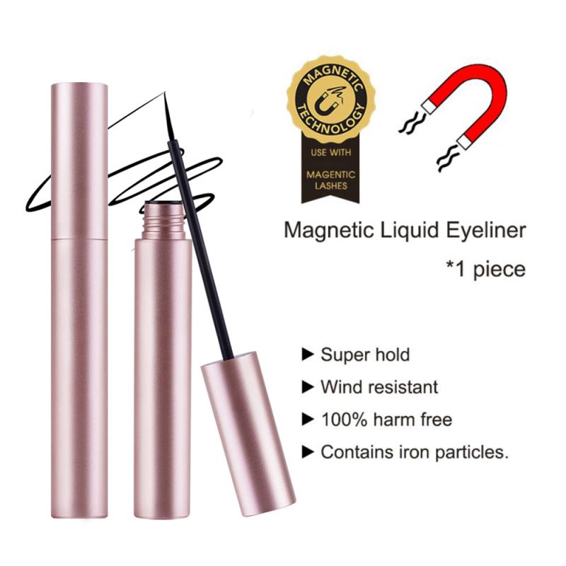 5 Ml Magnetic Liquid Eyeliner For Magnets Eyelashes Rose Gold Quick Drying Waterproof Eye Liner Girls Make-Up Cosmetic Tool