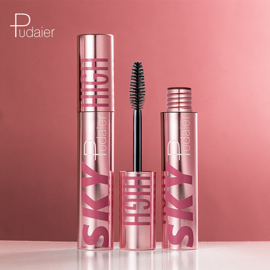 Pudaier New Color Makeup, Prevent Splashing Water Prevent Sweat Do Not Feel Dizzy Dye Do Not Take Off Makeup Fiber Long Curly Thick Mascara