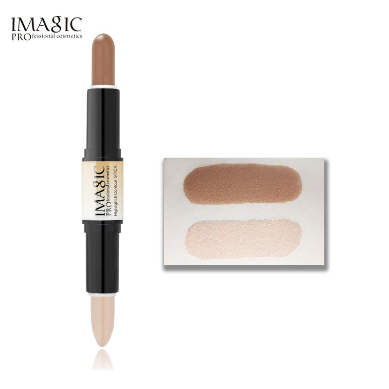 IMAGIC Double Headed Highlight Contour Stick Concealer Pen Nose Shadow Repair And Brighten Concealer Highlighter Pen