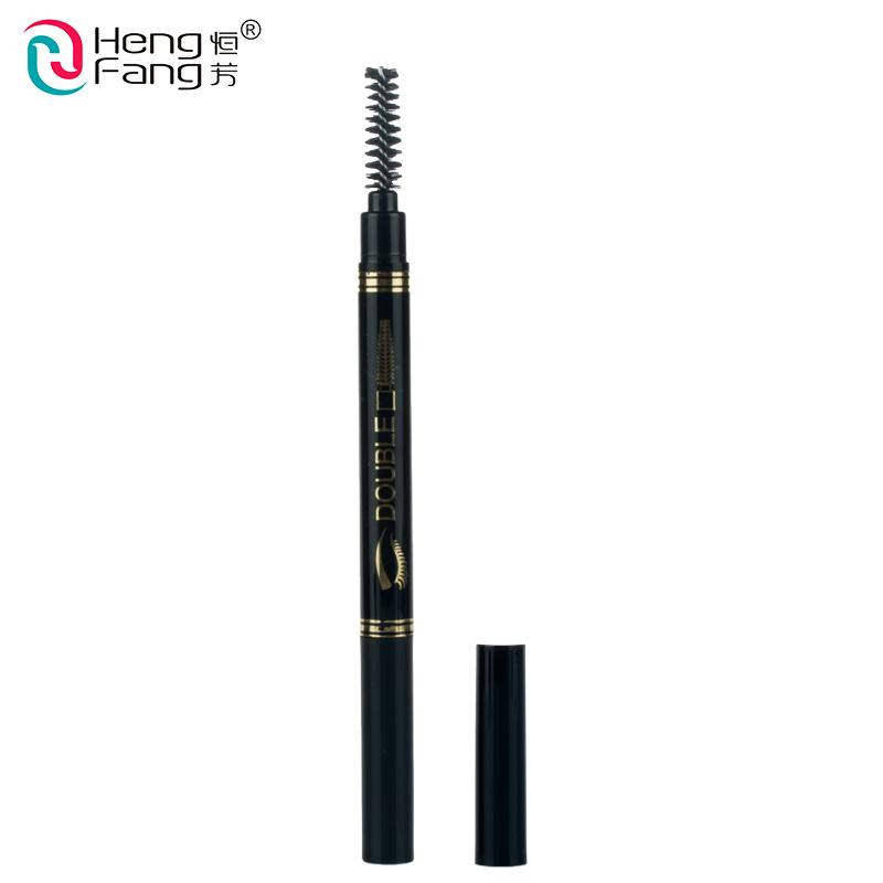 5 Colors 24 Hours Long-lasting Double-headed Eyebrow Pencil Soft and Smooth Fashion Eye brow 0.12g Makeup Brand HengFang #H6511