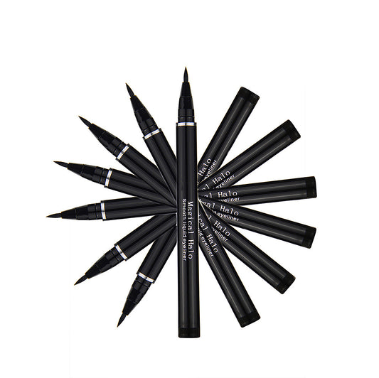 Magical Halo Black Eyeliner Waterproof Sweat-Proof Quick-Drying Hard-Headed Liquid Eyeliner
