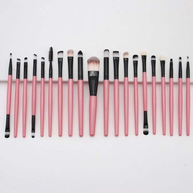 20 eye makeup brushes eyebrow brush foundation brush eye shadow lip brush Silicone Nylon Eye Shadow