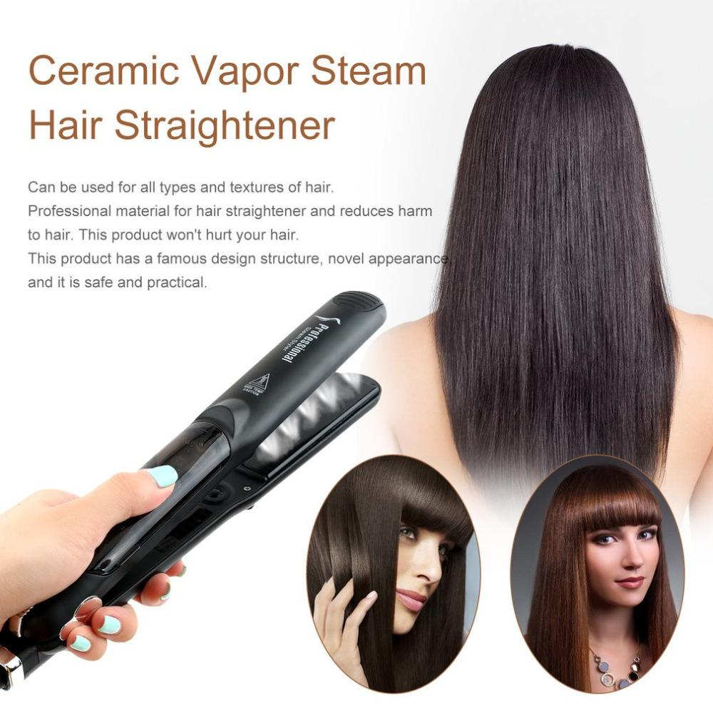 450F ceramic steam straightener porcelain steam rapid heating
