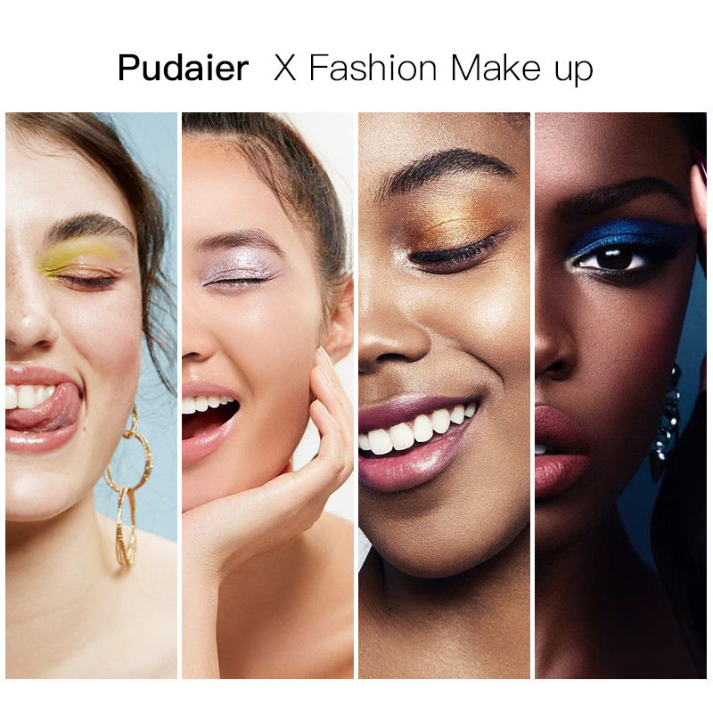 Pudaier Ink Landscape Four-color Eyeshadow Palette Matte Pearlescent Waterproof and Sweatproof Eyeshadow Makeup