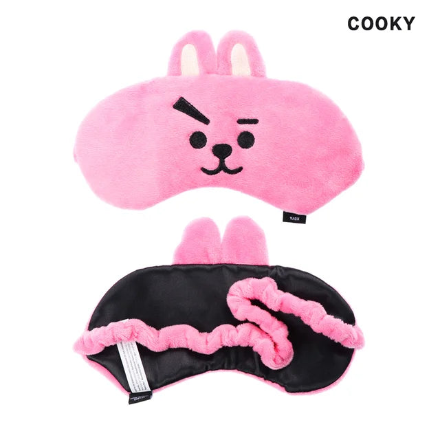PC Cute Kpop BTS Bangtan Boys Rest Sleep Mask BT21 Suga TATA Chimmy RJ Cooky EyeShade Eye Masks Patch Eyes Care Tools