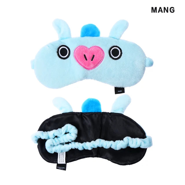 PC Cute Kpop BTS Bangtan Boys Rest Sleep Mask BT21 Suga TATA Chimmy RJ Cooky EyeShade Eye Masks Patch Eyes Care Tools