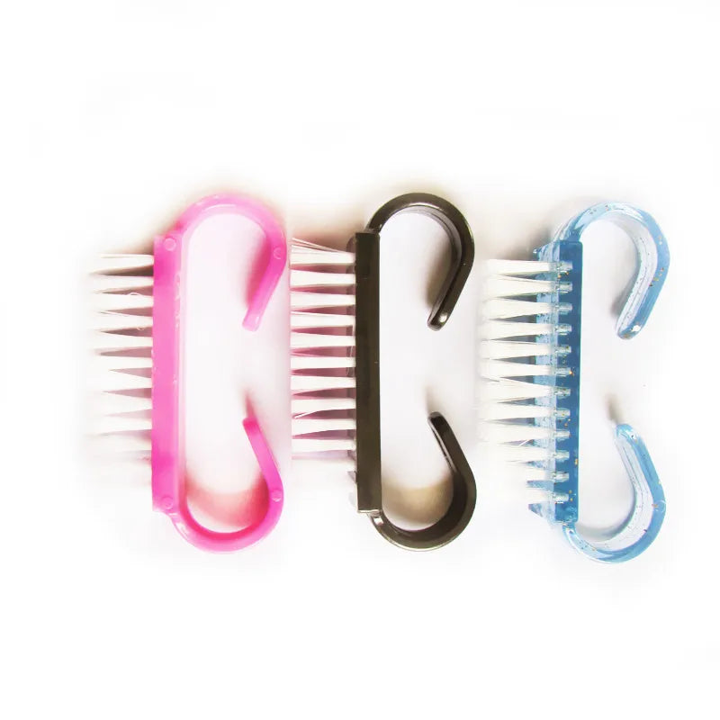 10 Stuk verkoop Nail Cleaning Clean Brush Tool File Manicure Pedicure Soft Verwijder Dust Kleine Hoek Clear Gereedschap Sets