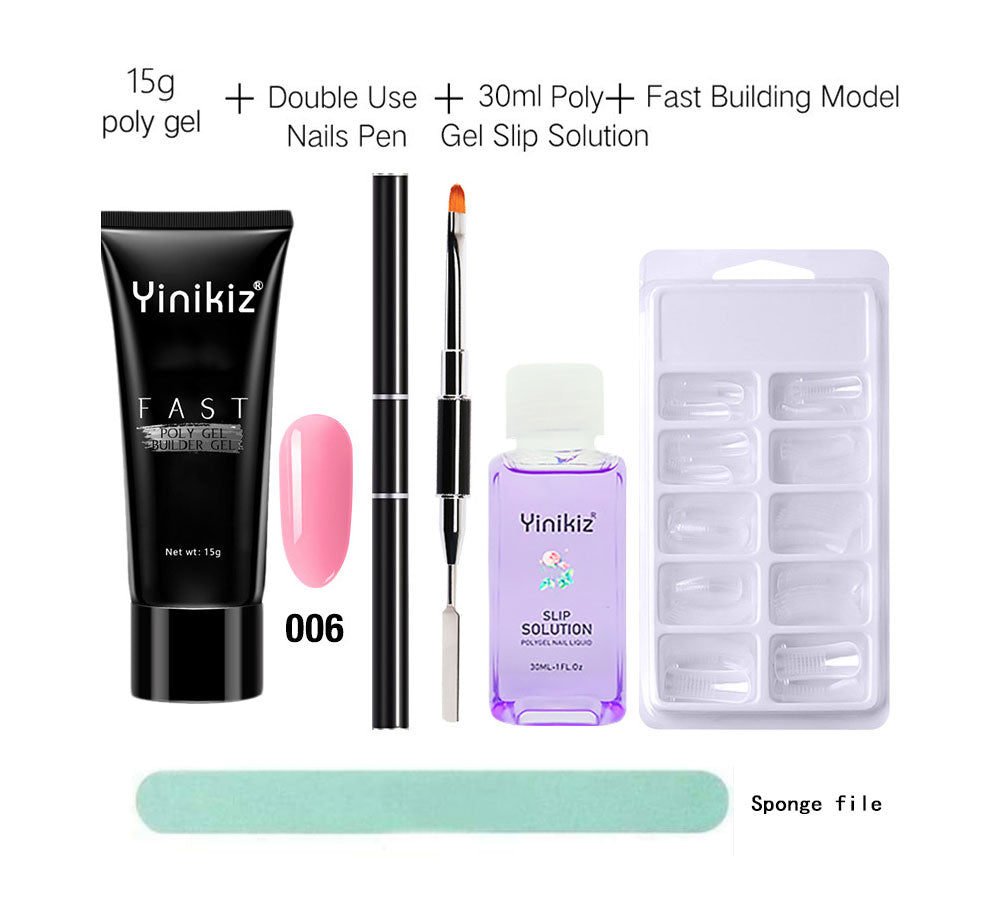 Crystal Gel Gel Quick Extend Gel Set polygel