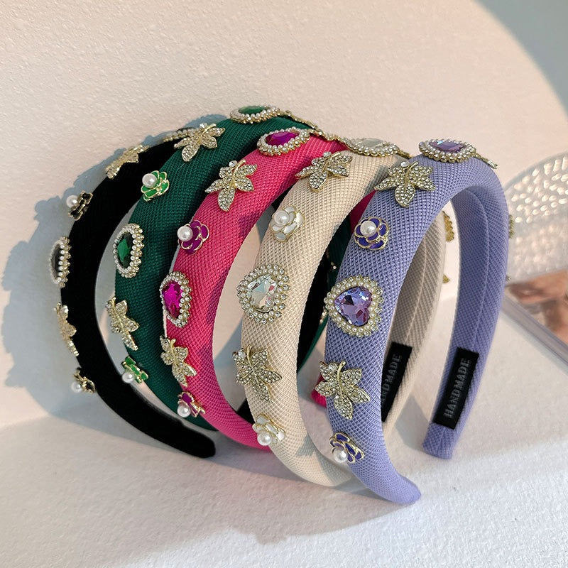 Fashionable Drip Oil Camellia Love Hair Hoop