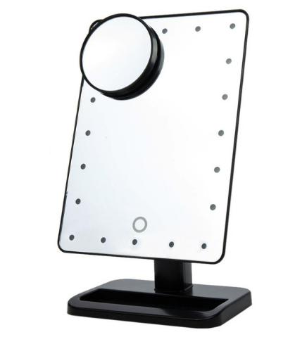 Adjustable 20/16 LEDs Lighted Makeup Mirror Touch Screen Portable Magnifying Vanity Tabletop Lamp Cosmetic Mirror