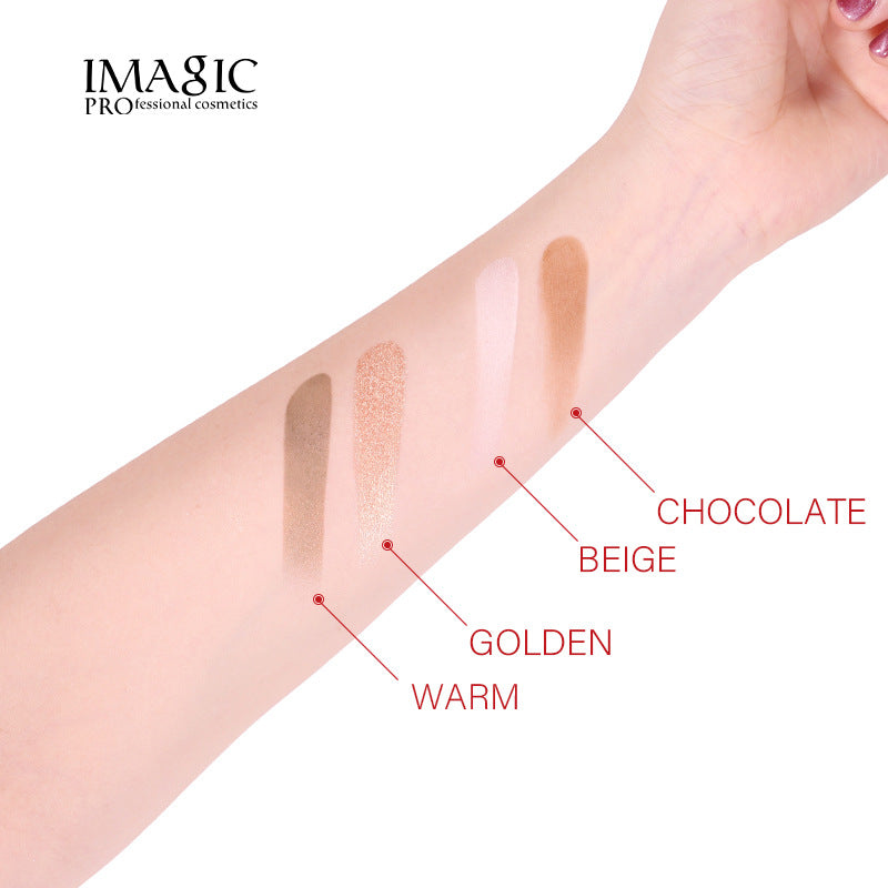 Two Color Contouring Powder Nose Three Dimensional V Face Shadow Powder Brightening Statute Lines One-Piece Contouring Tray