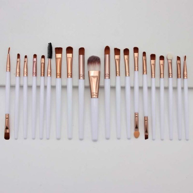 20 eye makeup brushes eyebrow brush foundation brush eye shadow lip brush Silicone Nylon Eye Shadow