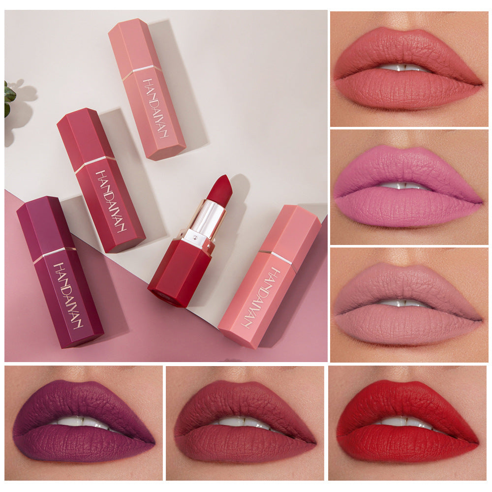 HANDAIYAN Matte Long Lasting Lipstick Lipstick Long Lasting Makeup Multi Color Lipsticks Look Good And Show Temperament