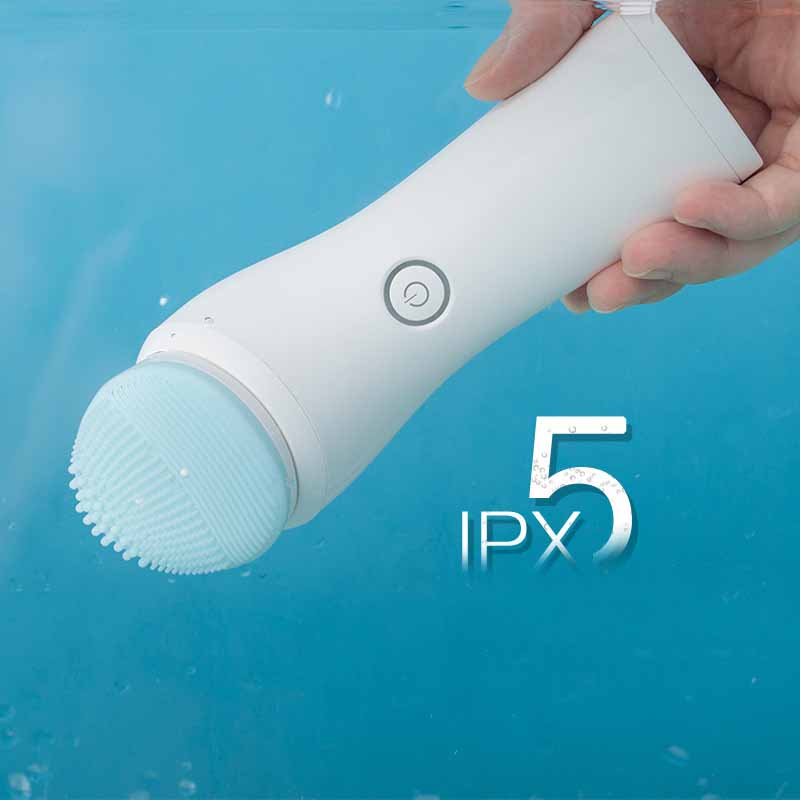 New Electric Face Wash Brush Silicone Face Pore Cleaning Artifact Portable Ultrasonic Cleansing Brush Face Wash Instrument