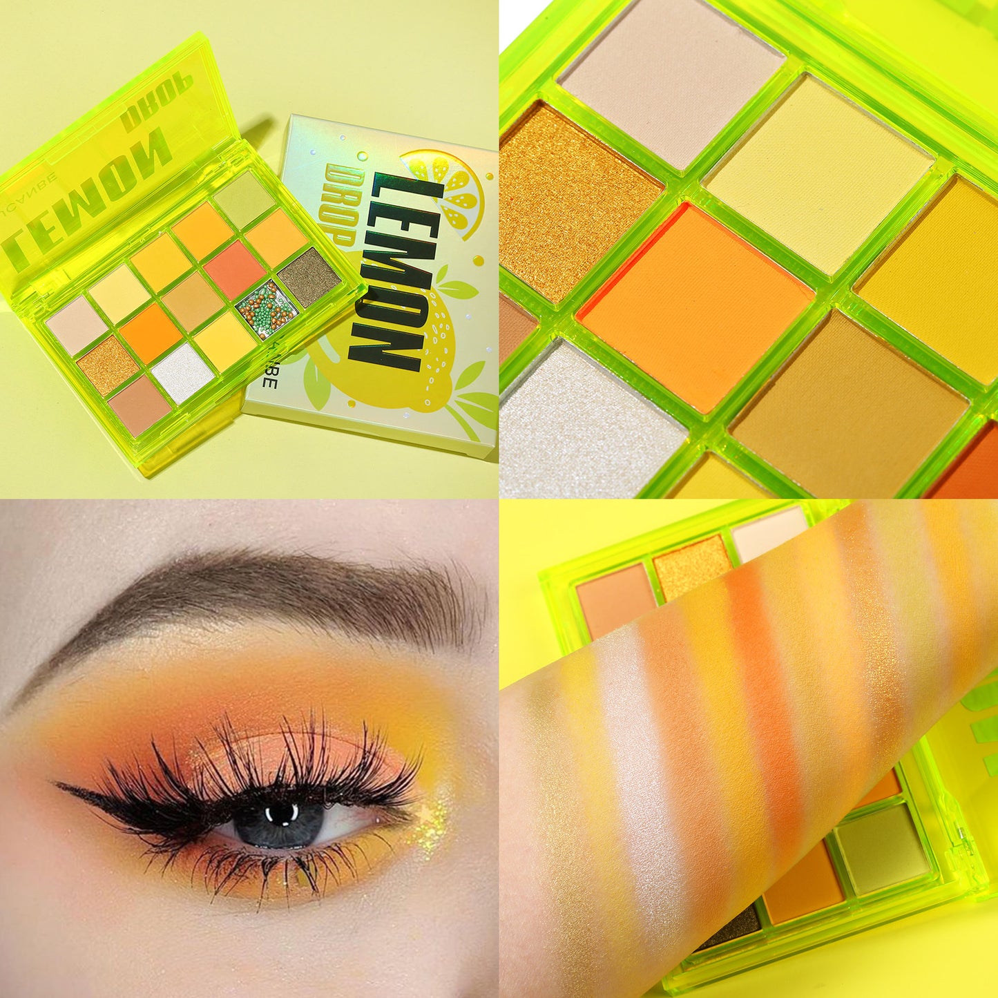 Ucanbe Sweetheart Party 15 Color Eyeshadow Palette Glitter Pearl Matte Color Export Makeup Palette