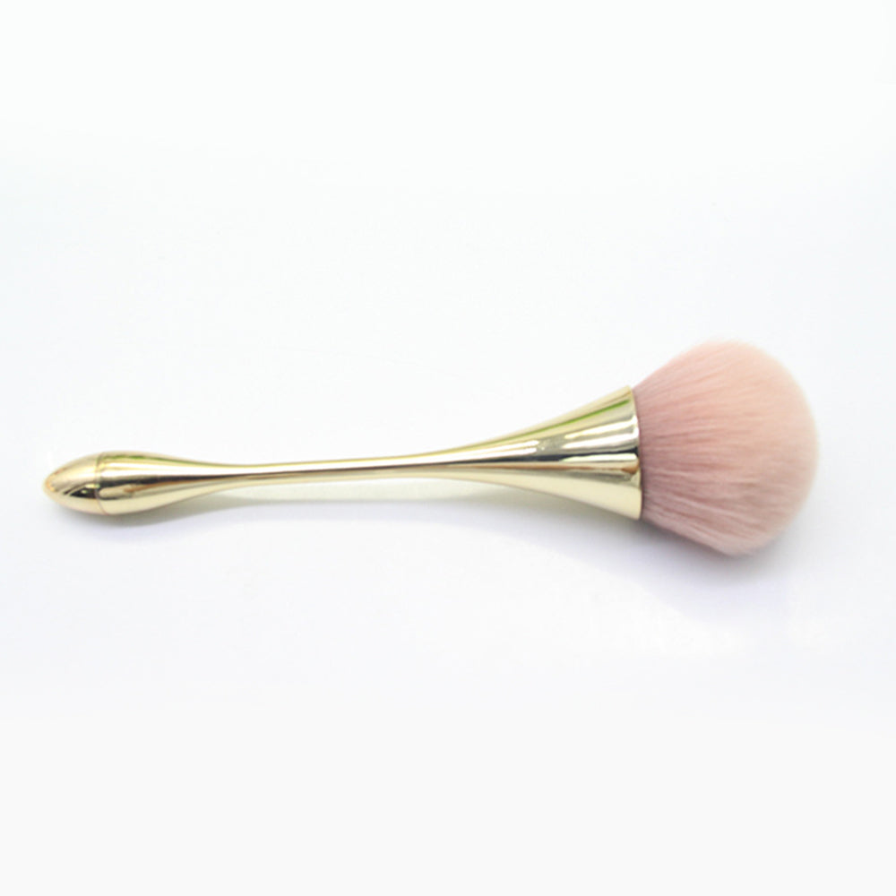 Gold Color Makeup Powder Big Brush Kabuki Brush Synthetic Hair BB Cream Foundation Brush Powder Makeup Beauty Tool Brushes