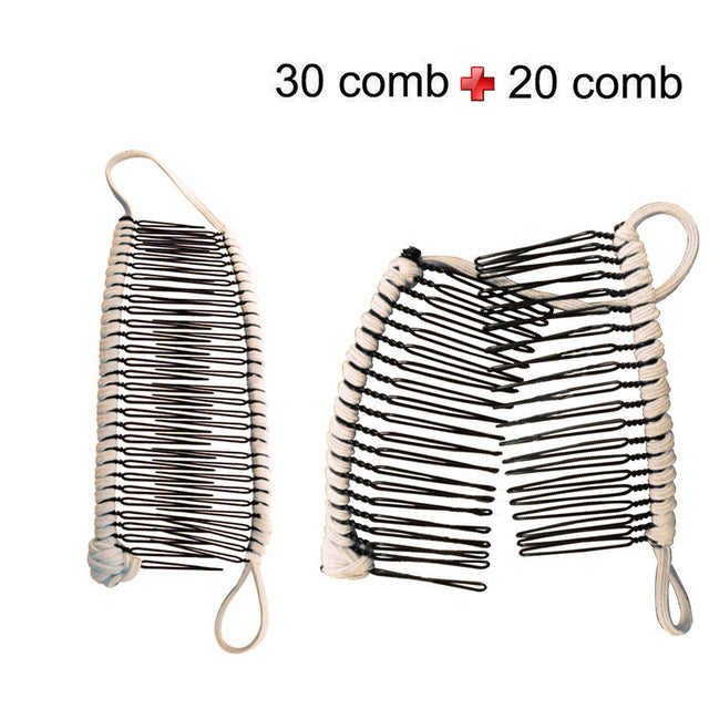 Hair Clip Hairpins and dish Girls Curly Hair Accessory Stretchable Banana Comb Hairpins Pins Styling Hair Coloring Chalk