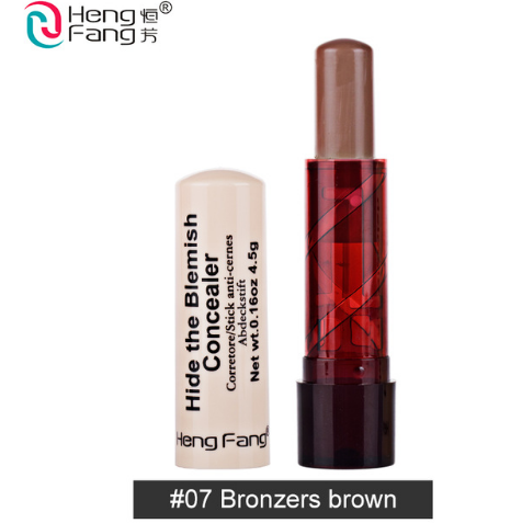 8 Colors Concealer Stick Hide The Blemish Highlight Bronzers 4.5g New Arrival Face Makeup Brand HengFang #H8457